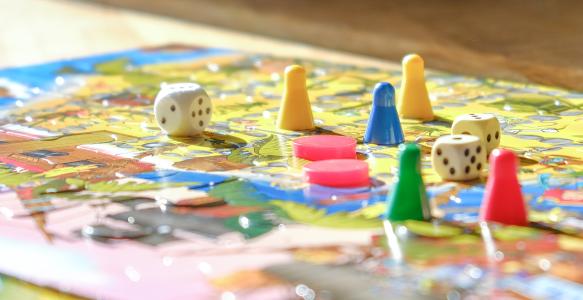 a shot of a board game